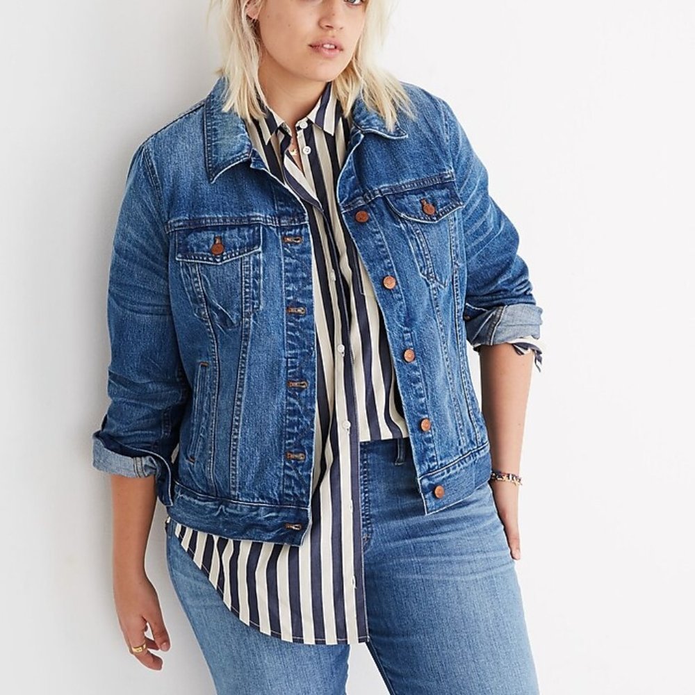 Madewell- Jean Jacket in Pinter Wash- Classic -3x